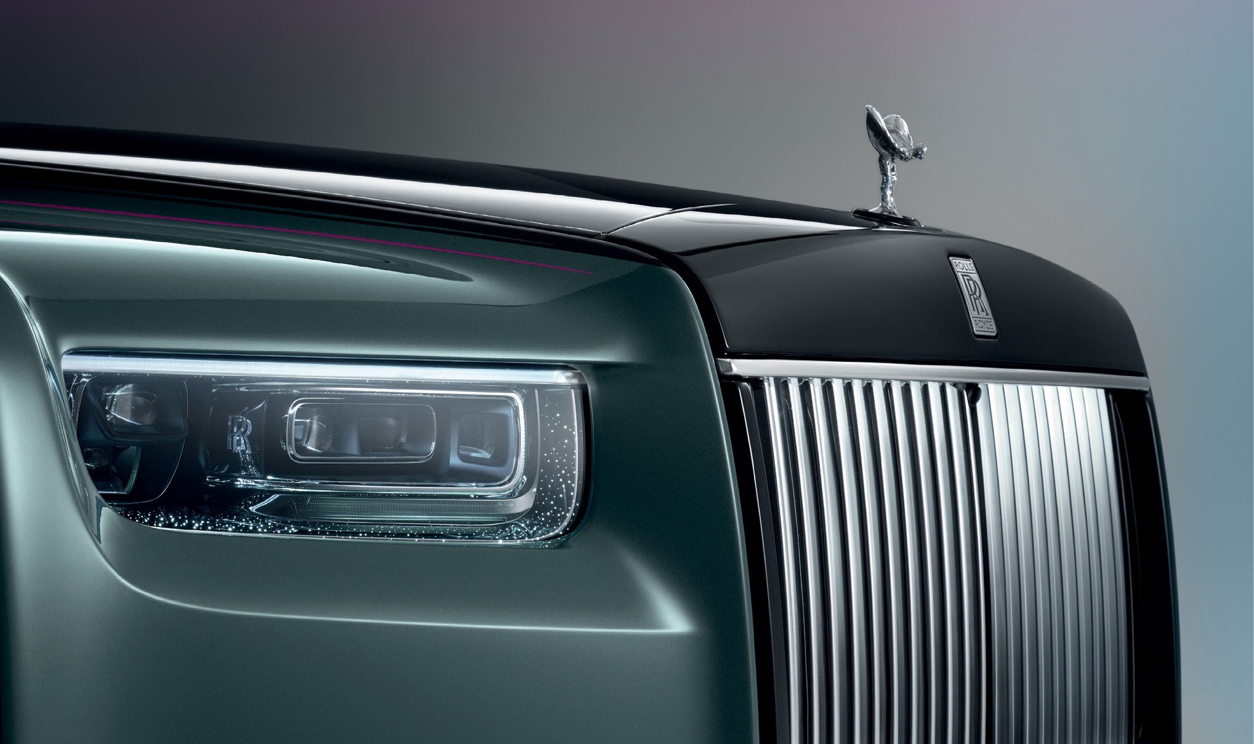 Spirit of Ectasy and Rolls-Royce Pantheon Grille