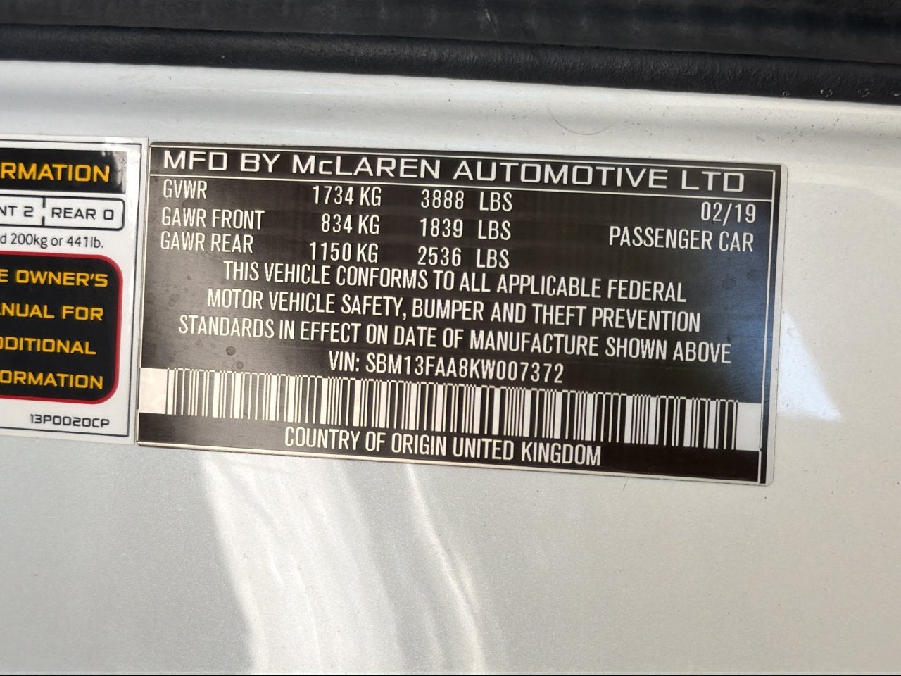 2019 McLaren 570S Spider