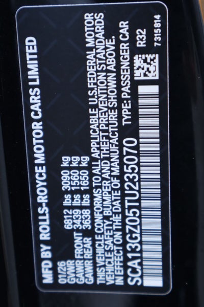 2026 Rolls-Royce Ghost Sedan