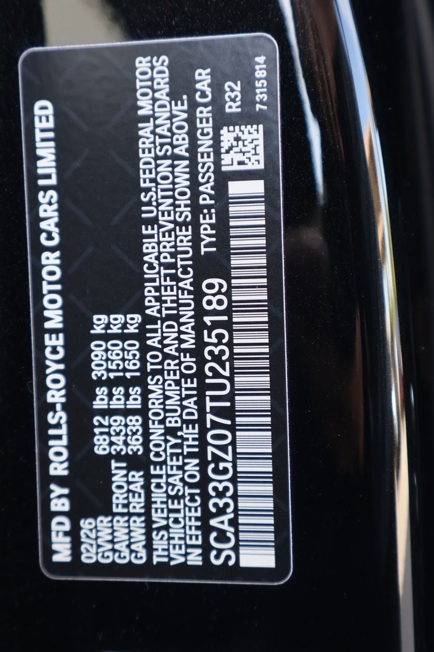 2026 Rolls-Royce Ghost Black Badge