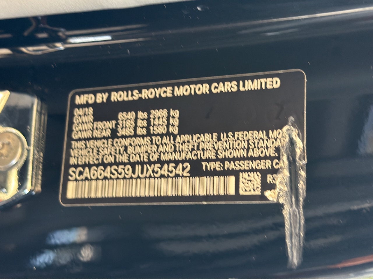 2018 Rolls-Royce Ghost Sedan