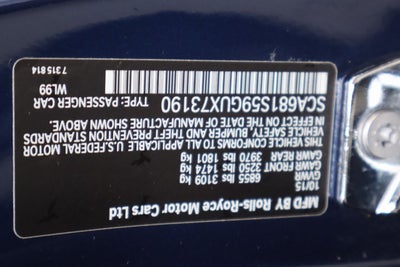 2016 Rolls-Royce Phantom 4dr Sdn