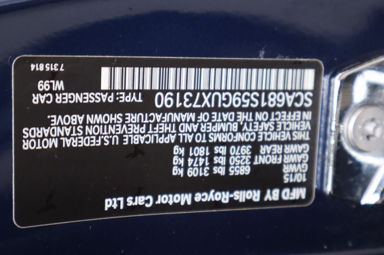 2016 Rolls-Royce Phantom 4dr Sdn