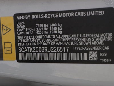 2024 Rolls-Royce Spectre Base