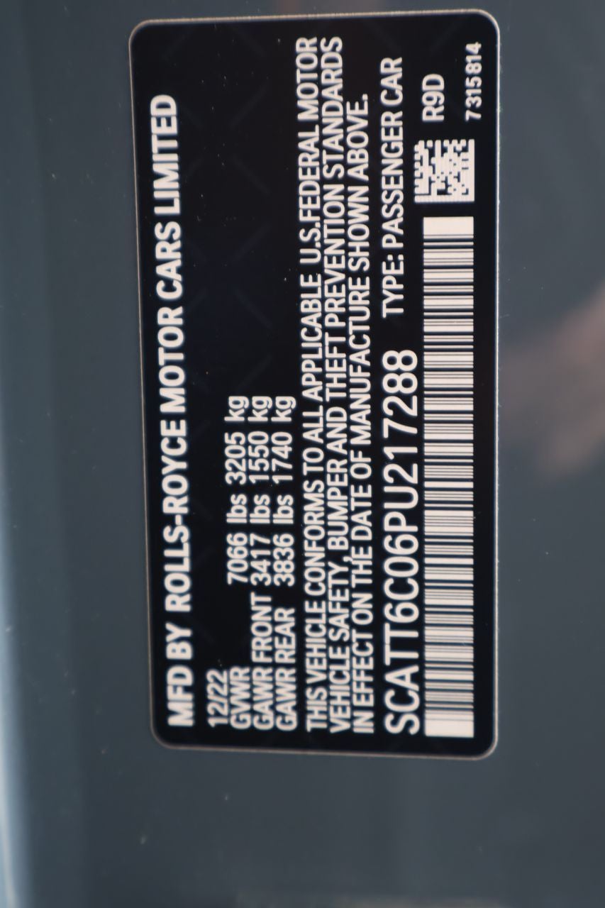 2023 Rolls-Royce Phantom Base