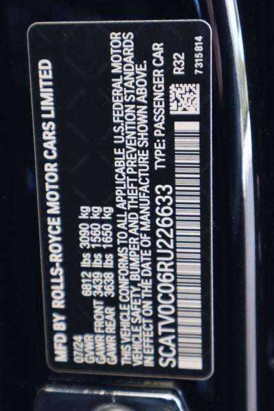 2024 Rolls-Royce Ghost Prism Edition