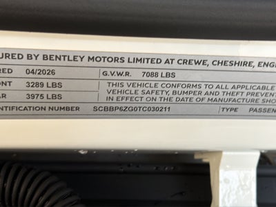 2026 Bentley Flying Spur V8