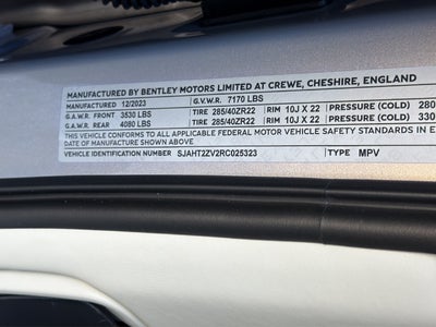 2024 Bentley Bentayga EWB Base