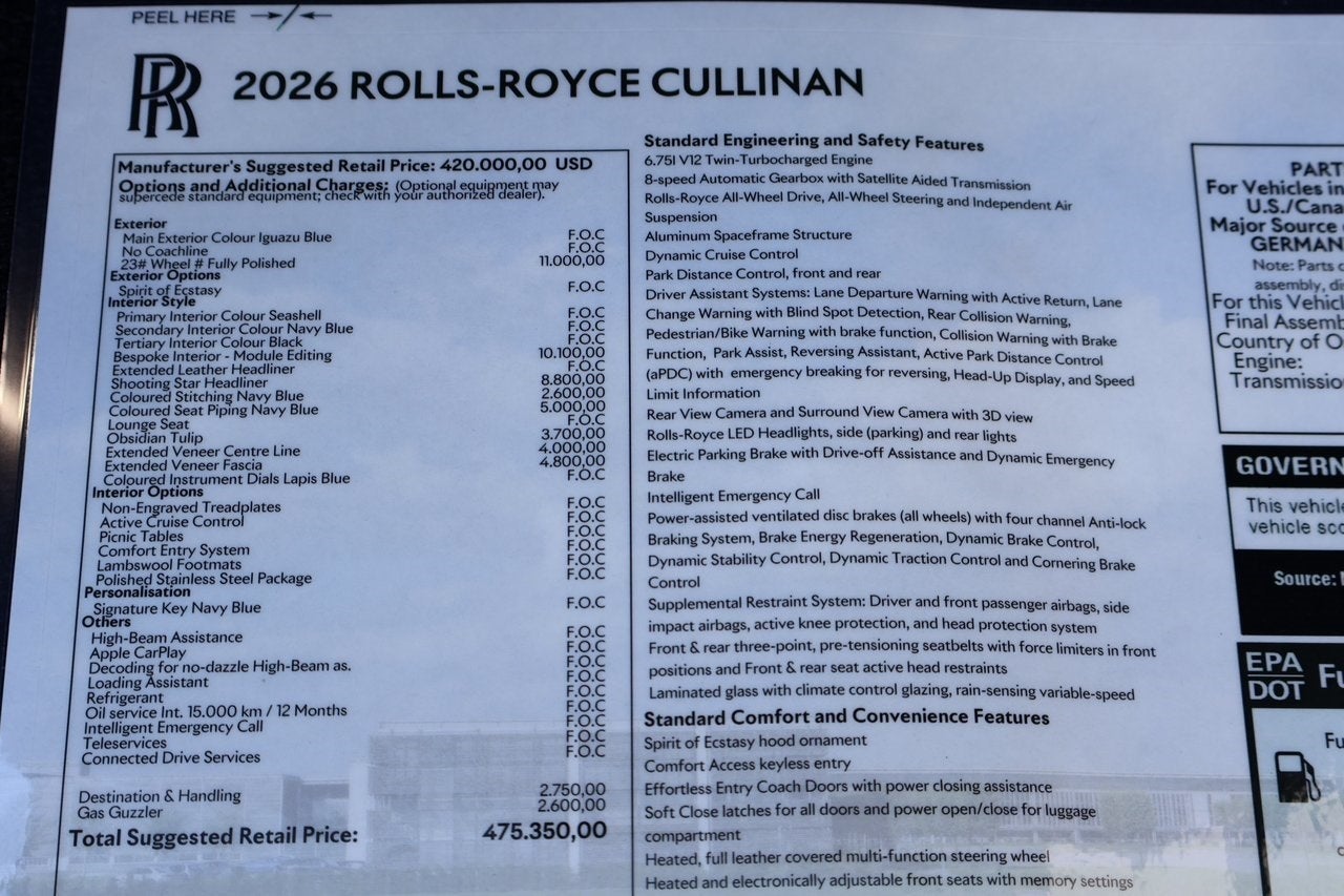 2026 Rolls-Royce Cullinan 