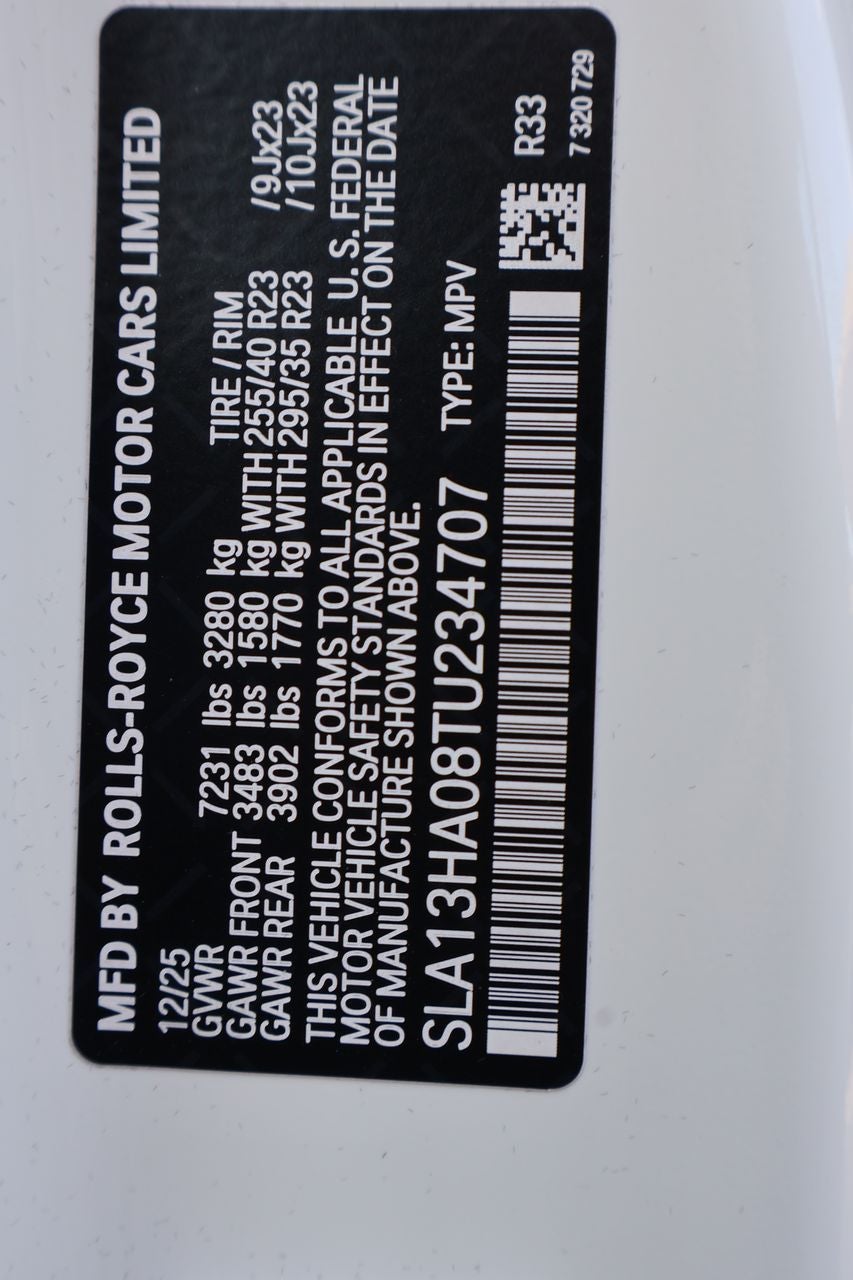 2026 Rolls-Royce Cullinan Sport Utility