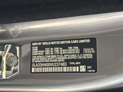 2027 Rolls-Royce Cullinan Black Badge