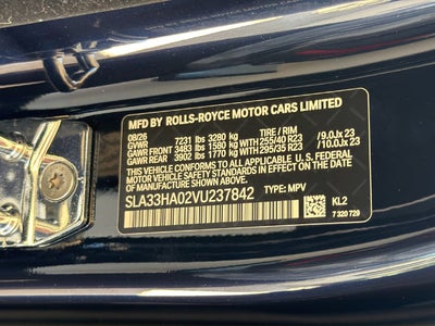 2027 Rolls-Royce Cullinan Black Badge