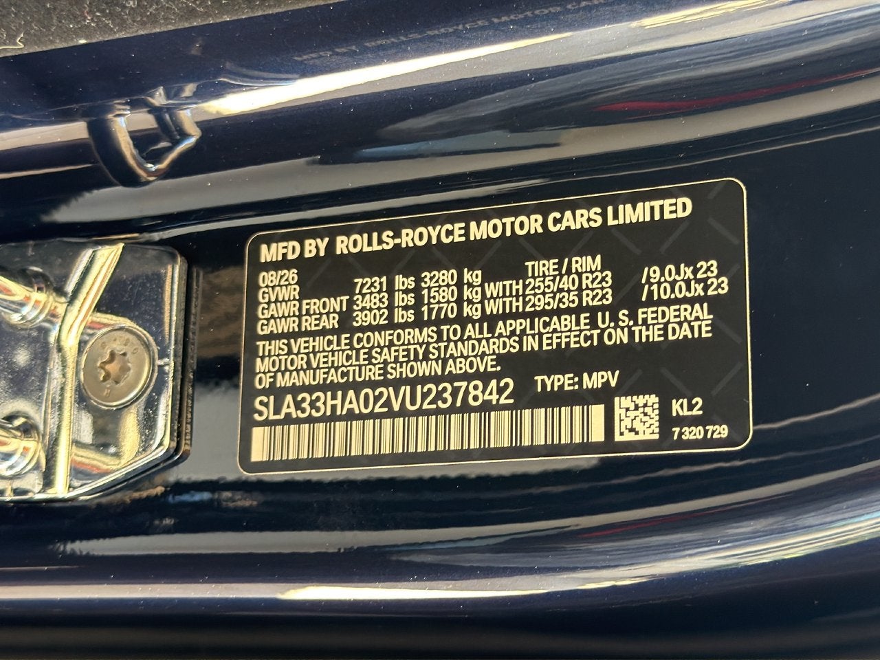 2027 Rolls-Royce Cullinan Black Badge