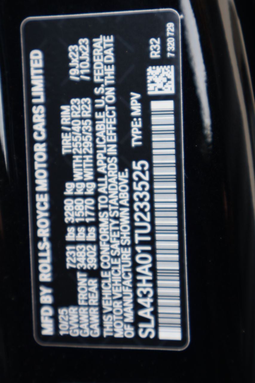 2026 Rolls-Royce Cullinan Black Badge
