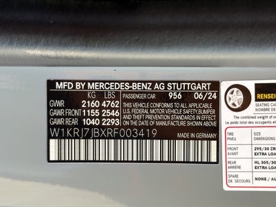 2024 Mercedes-Benz AMG® GT 63 4MATIC®