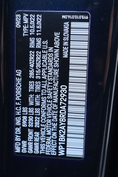 2024 Porsche Cayenne Coupe Turbo GT