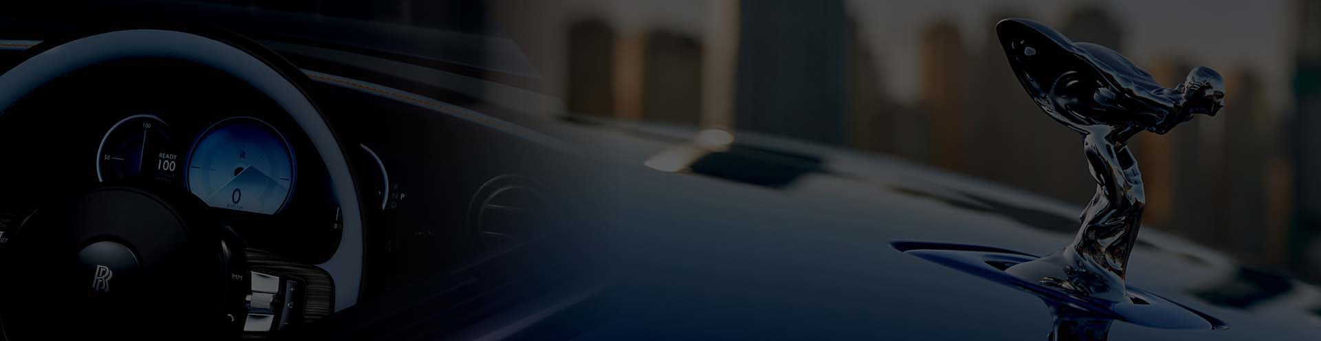 Instrument cluster and Spirit of Ecstasy