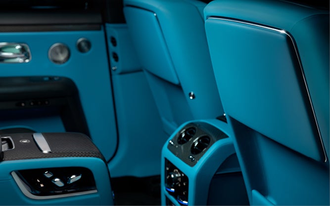 Technical Fibre embellishements in interior with a distinctive and bold new design.